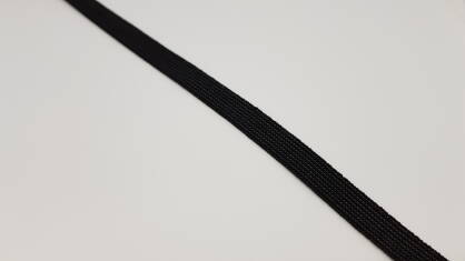 Guma pasmanteryjna 10mm Czarna elastyczna