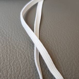 Guma pasmanteryjna 5mm Biała elastyczna