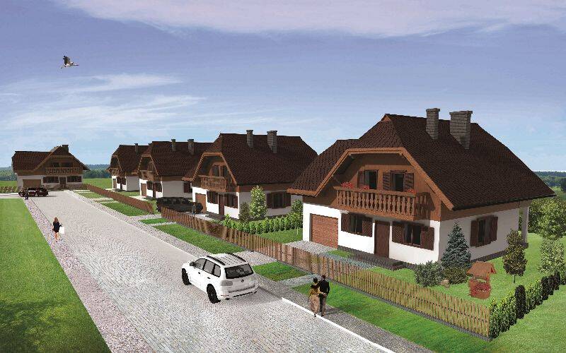 Domki jednorodzinne w Białowieży - Wizualizacja